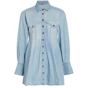 Free People We the Free Sammi denim mini dress size small
